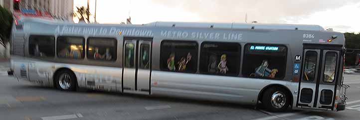 LA Metro NABI Metro 45C Silver Line 8384